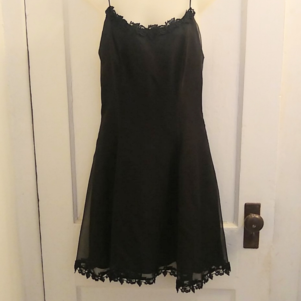Vintage Zum Zum Black Cocktail Dress